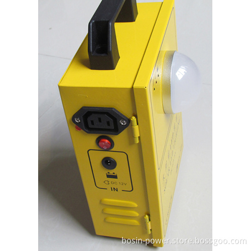 5W off-Grid Home Solar Power Inverter System with 2W LED Lights